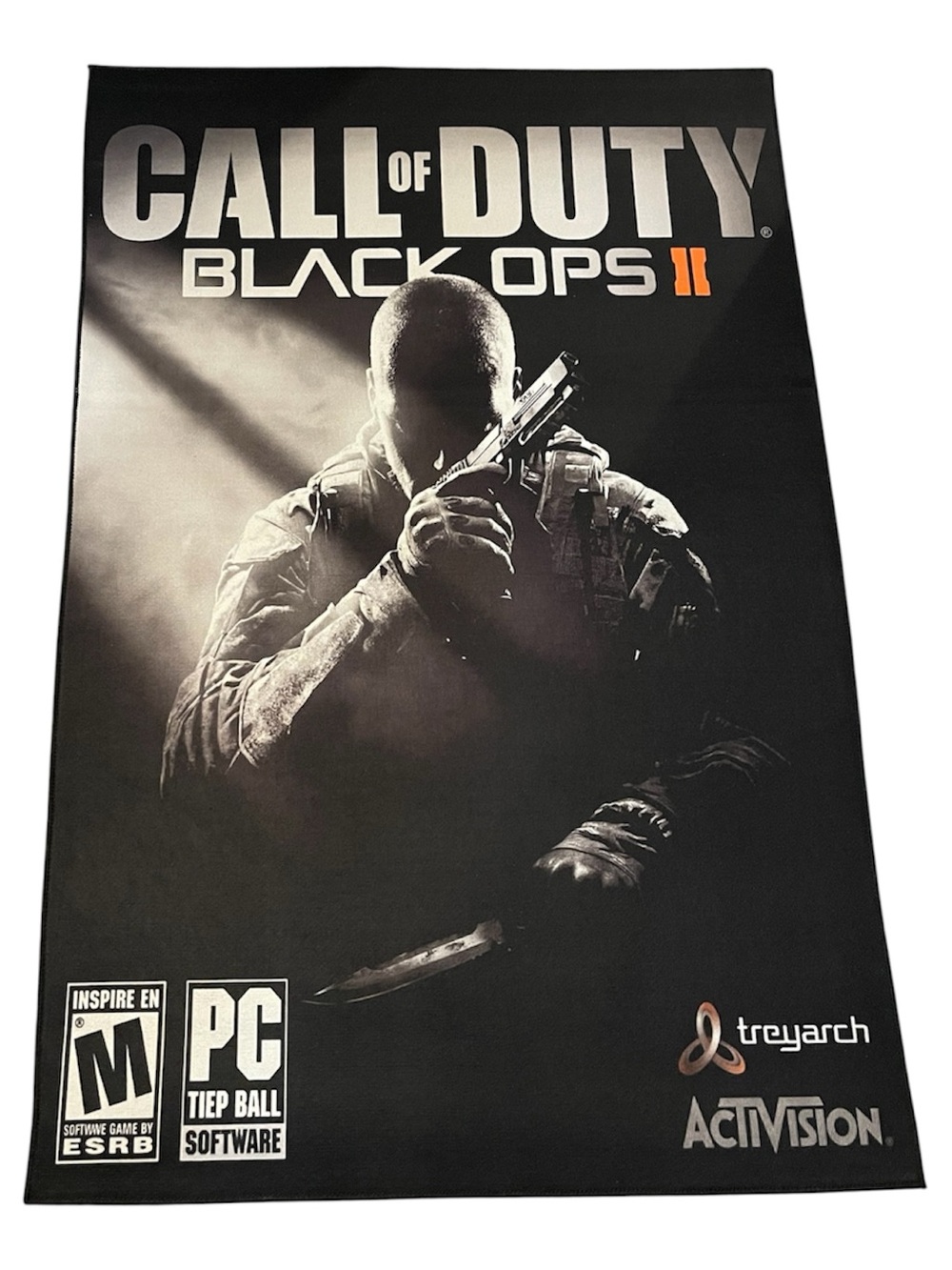 Call of Duty: Black Ops II Area Rug  - 47” L x 31” W x 1/4” Thick